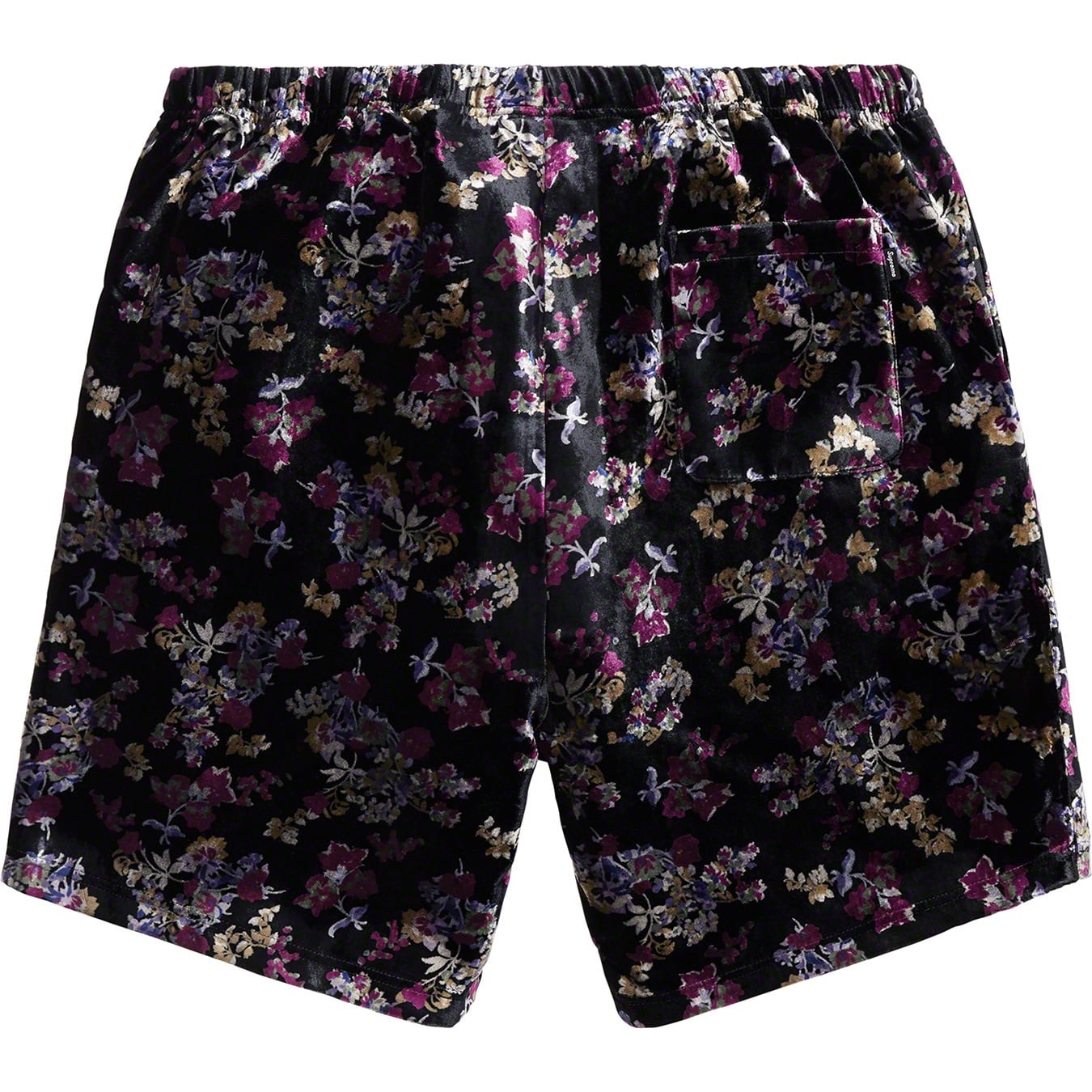 Floral Velour Short view 3